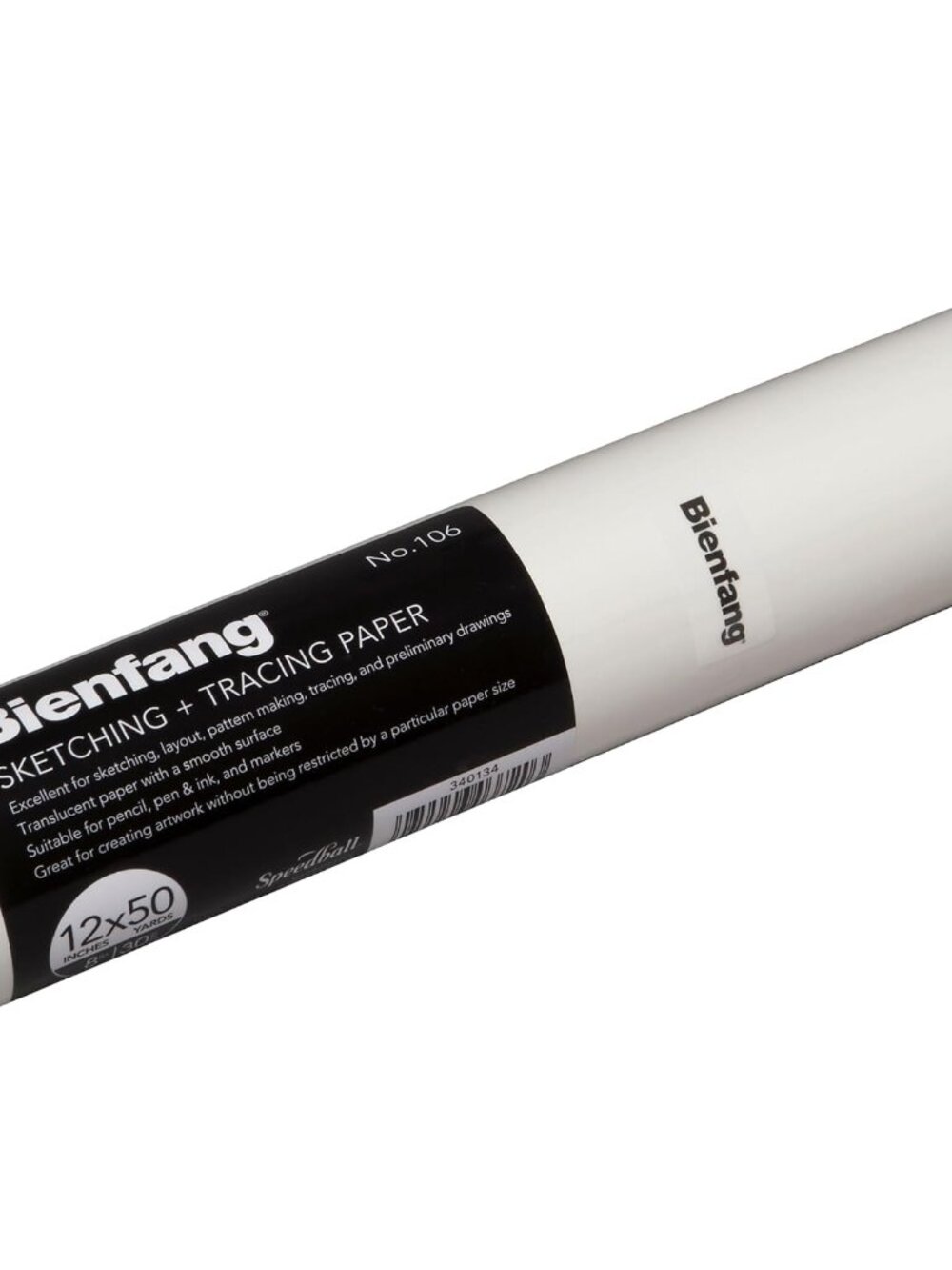 Sketching & Tracing Paper Roll, White, 12 Inches x 50 Yards - for Drawing, Trace